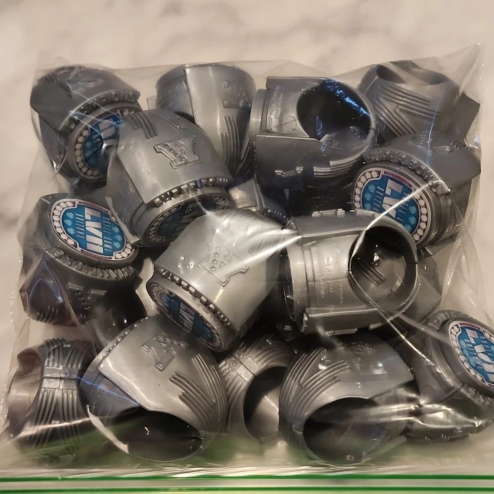 20 Superbowl LVII cake, cupcake topper decoration rings. Brand new.